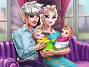 Igra Ice Queen Twins Family Day online