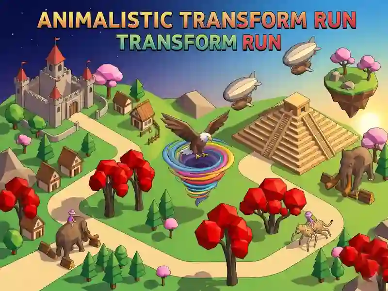 Igra Animalistic Transform Run online