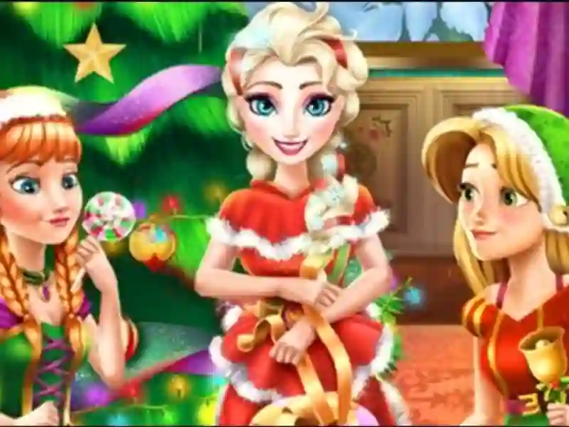 Igra Disney Princess Christmas Party online