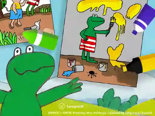 Igra Coloring Kikker online