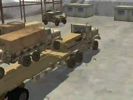 Igra Transport Army vehicle truck driving online