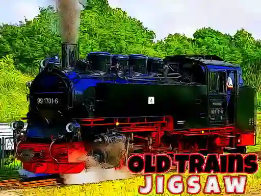 Igra Old Trains Jigsaw online