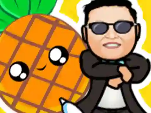 Igra Pineapple and pen vs gangnam style online