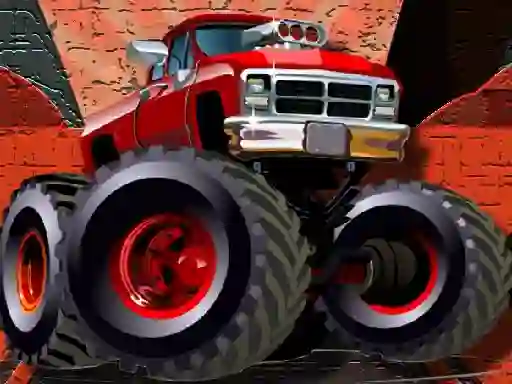 Igra Crazy Monster Trucks Puzzle online