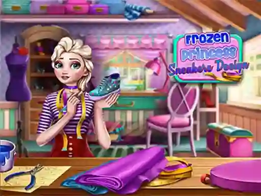 Igra Frozen Princess Sneakers Design online