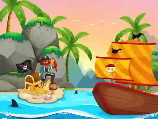Igra Pirate Travel Coloring online