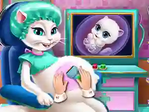 Igra Kitty Pregnant Check-up online