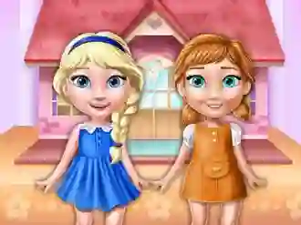 Igra Ellie And Annie Doll House online
