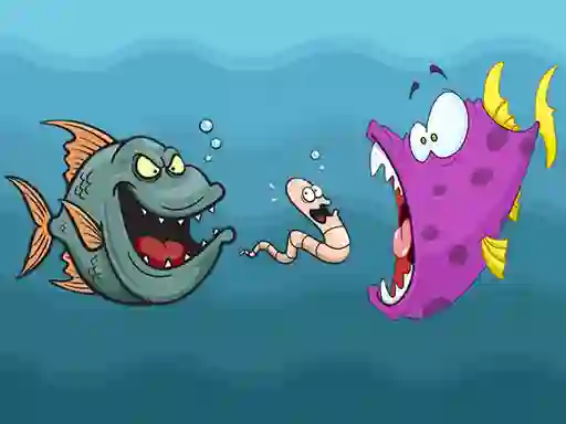Igra Angry Fish Coloring online
