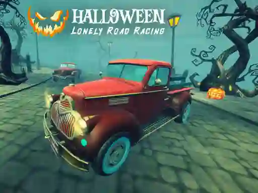 Igra Halloween Lonely Road Racing online