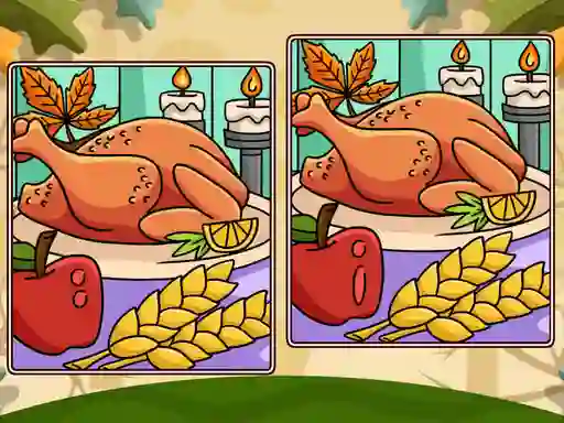 Igra Thanksgiving Spot The Differences online