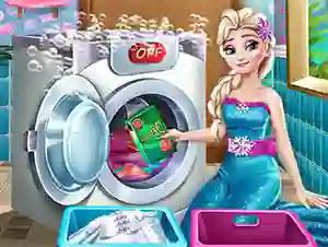 Igra Ice Queen Laundry Day online