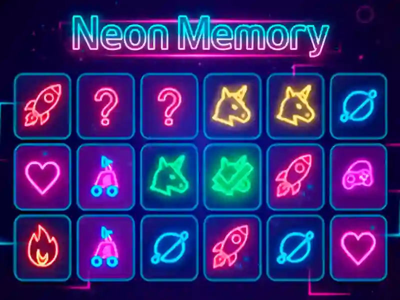 Igra Neon Memory online