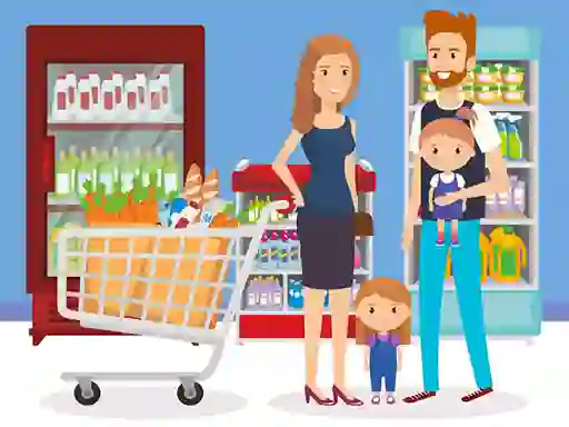 Igra Happy Shopping Jigsaw online
