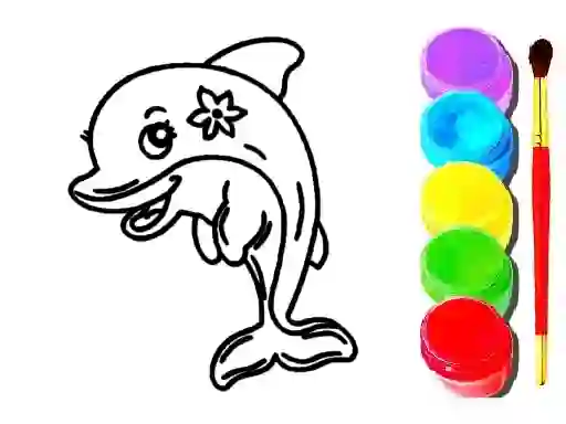 Igra Dolphin Coloring Book online