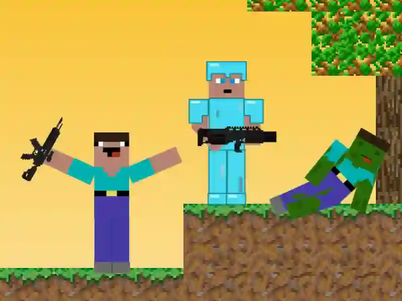 Igra Noob vs Pro: Zombie Apocalypse online