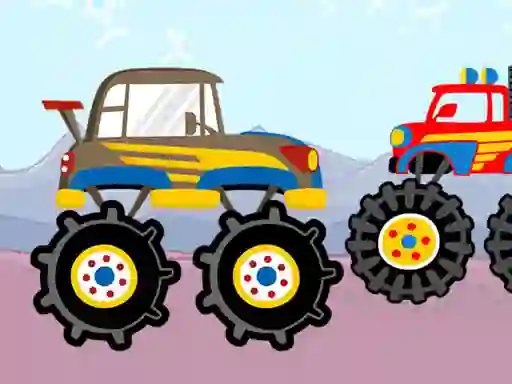 Igra Fun Monster Trucks Jigsaw online