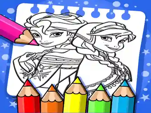 Igra Frozen Coloring Book online