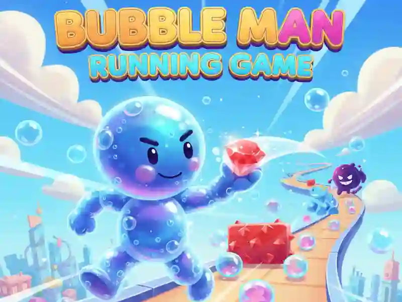 Igra Bubble Man Running Game online
