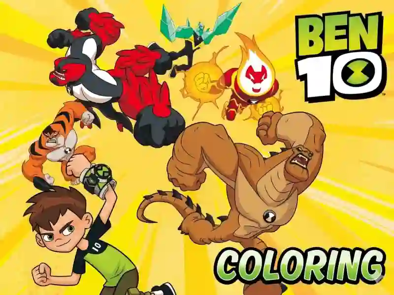 Igra Ben 10 Coloring online