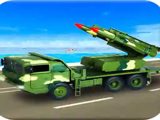 Igra Us Army Missile Attack Army Truck Driving Games online