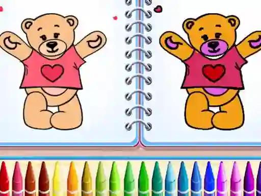 Igra Cute Teddy Bear Colors online
