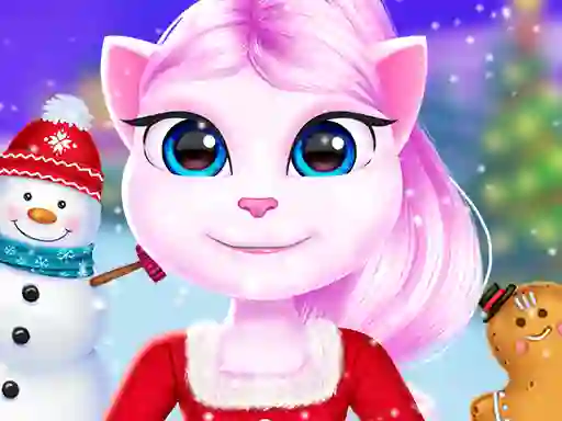 Igra Cat Girl Christmas Decor Game online