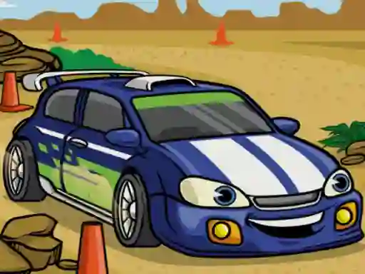Igra Racing Cartoons Jigsaw online