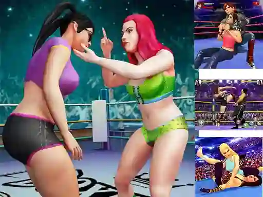 Igra Women Wrestling Fight Revolution Fighting online
