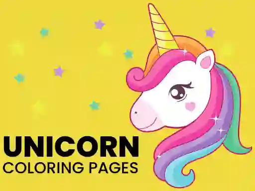 Igra Unicorn Coloring Pages online