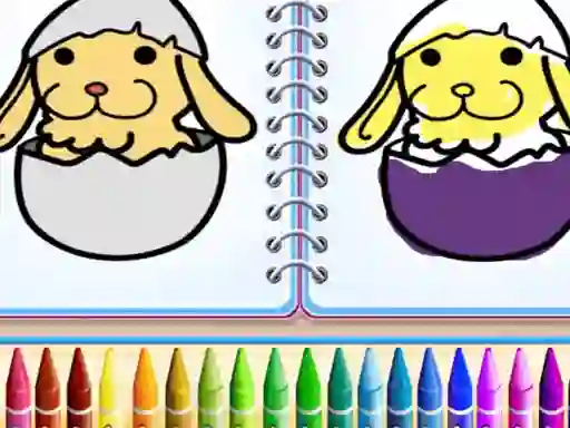 Igra Coloring Bunny Book online