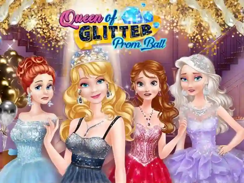 Igra Queen Of Glitter Prom Ball online