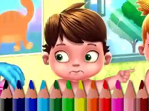 Igra Back To School: Baby Coloring Book online