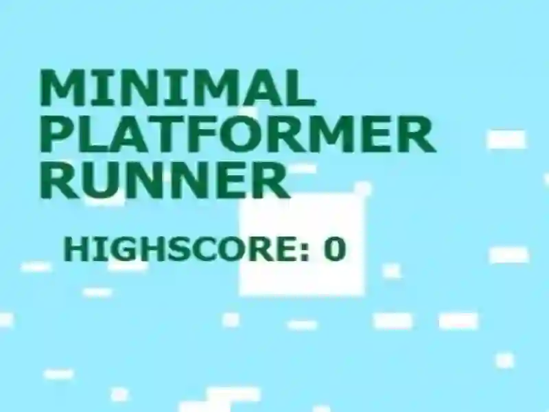 Igra Minimal Platformer Runner online