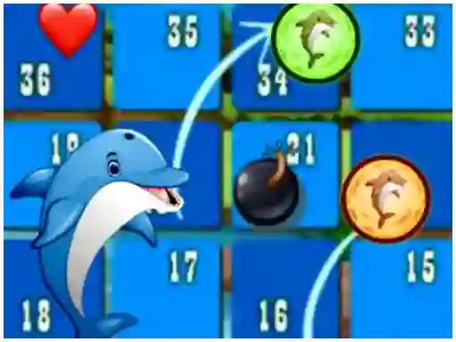 Igra Dolphin Dice Race online