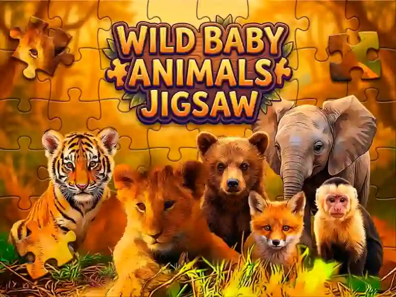 Igra Wild Baby Animals Jigsaw online