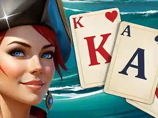 Igra Solitaire Klondike Treasure Island online