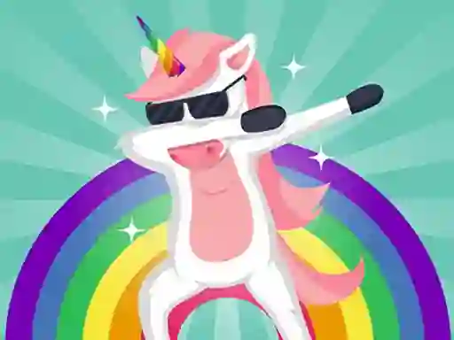 Igra Dab Unicorns Puzzle online