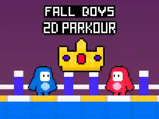 Igra Fall Boys 2D Parkour online