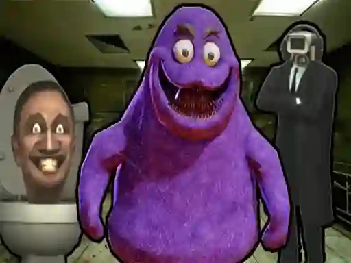 Igra Grimace Shake Escape Skibidi and Cameraman online