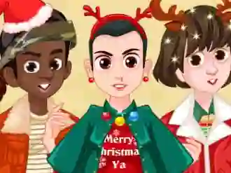 Igra Stranger things Christmas party online
