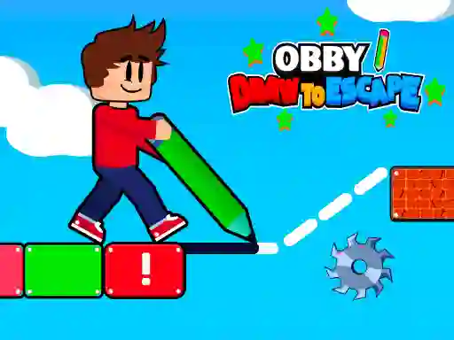 Igra Obby Draw to Escape online