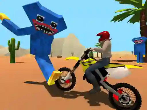 Igra Motoracer vs Huggy online