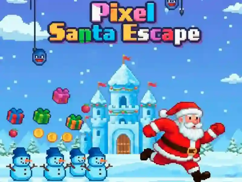 Igra Pixel Santa Escape online