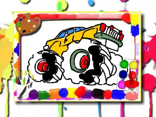 Igra Monster Truck Coloring Book online
