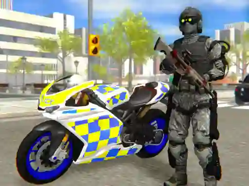 Igra Police Bike City Simulator online