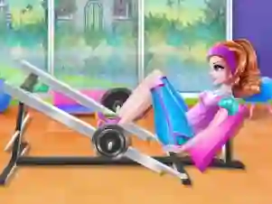 Igra Princesses: fitness against fat online