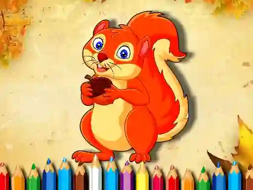 Igra Squirrel Coloring Book online