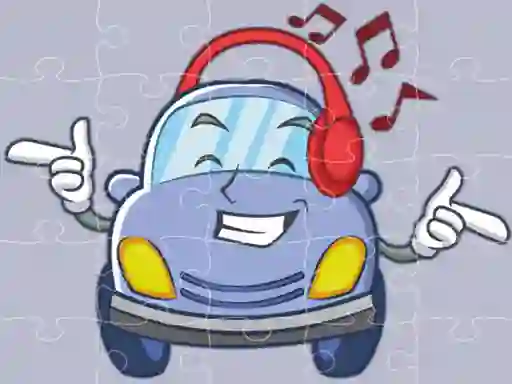 Igra Smiling Cars Jigsaw online