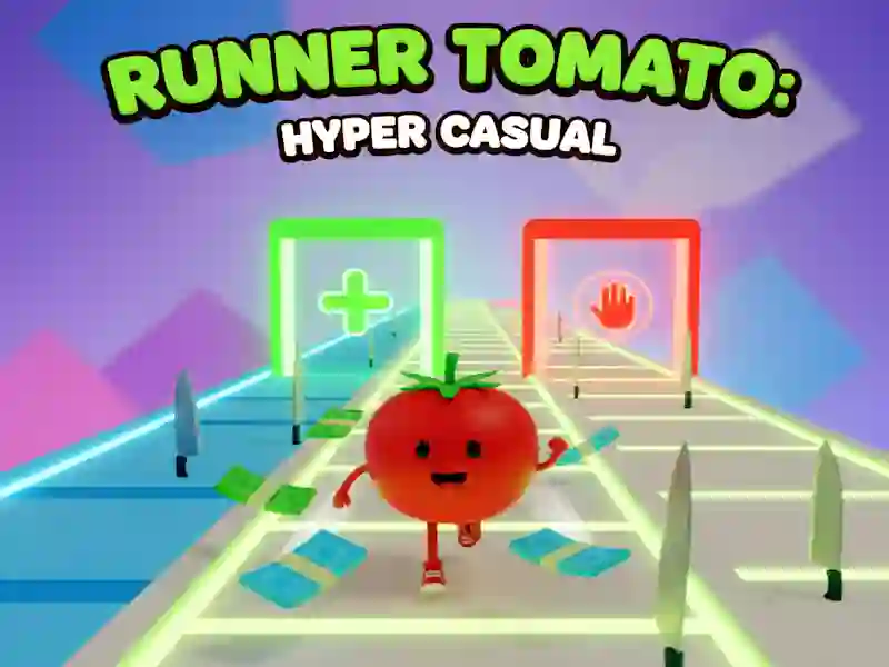 Igra Runner Tomato: Hyper Casual online
